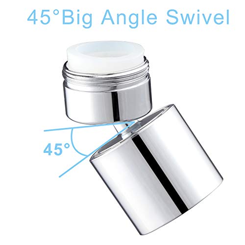 NSF/ANSI/CAN 372 Certified Dual-function Faucet Aerator, Chrome