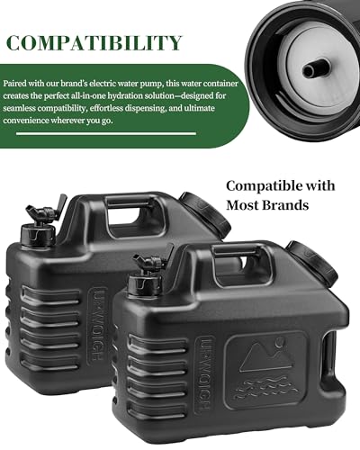 3.5 Gallon Camping Water Jug with Spigot (2 Count)