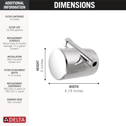 Faucet Clarifi Standard Shower Filter Attachment with Filter