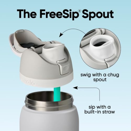FreeSip Stainless Steel Water Bottle 40 oz Summer Sweetness