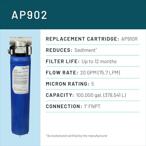 AP902 Whole House Sanitary Quick Change Water Filter System