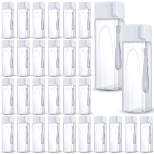 30 Pcs Water Bottles Bulk 17 Oz Plastic Leak Proof