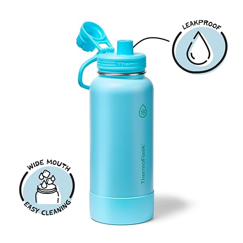 Insulated Water Bottle with Spout Lid