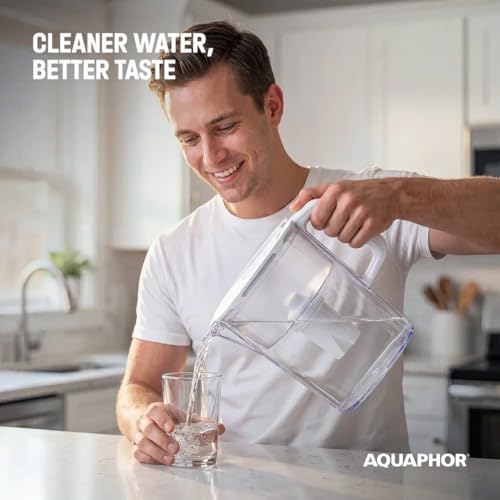 5 Cup Compact Water Filter Pitcher with 1 x B15 Filter (5 Count)