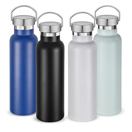 20 oz Insulated Water Bottles Bulk 4 Pack (4 Count)