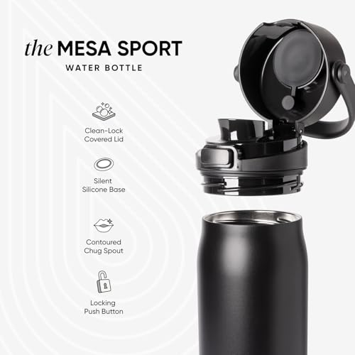 Insulated Sport Water Bottle with Chug Lid