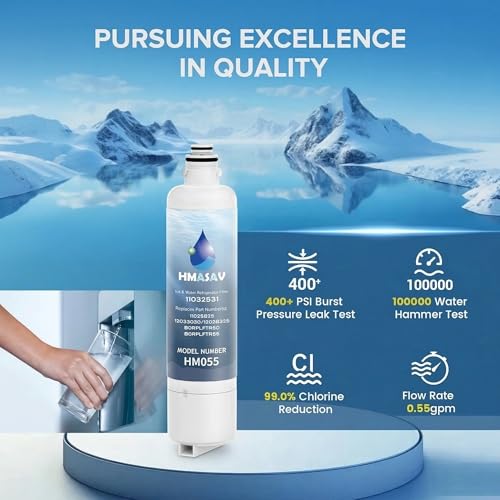 11032531 Water Filter Replacement for Bosch Ultra Clarity Pro (3 Count)