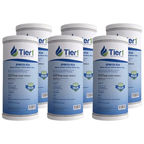 10 Micron 4.5" × 10" Carbon Block Water Filter (6 Count)