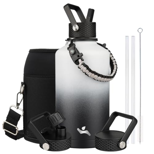 87 oz Insulated Stainless Steel Water Bottle Jug with Handle