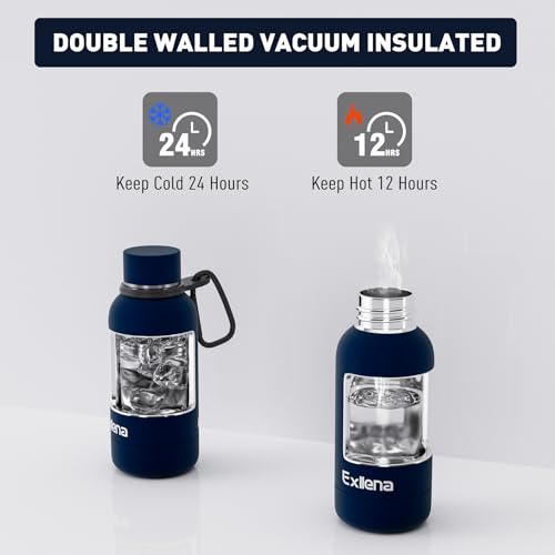 Small Water Bottle 12oz with Clip