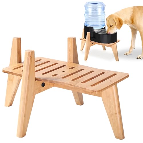 Dog Water and Food Dispenser Stand for Medium Dogs