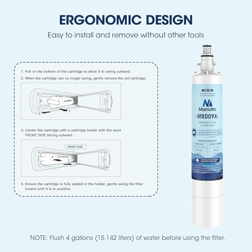 RPWFE (Built-in CHIP), RPWF Refrigerator Water Filter Pack of 3 (3 Count)