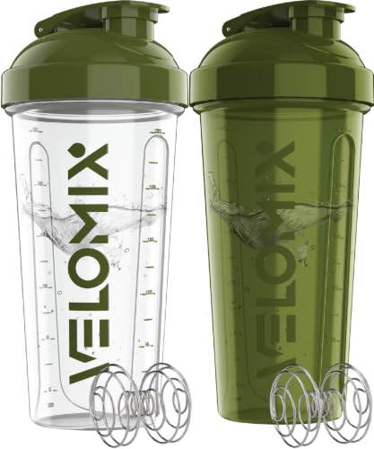 2 Pack 28oz Protein Shaker Bottle for Protein Mixes (2 Count)