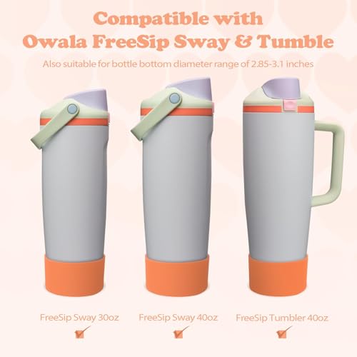Silicone Boot for Owala 30oz & 40oz FreeSip Sway Bottles & Tumblers