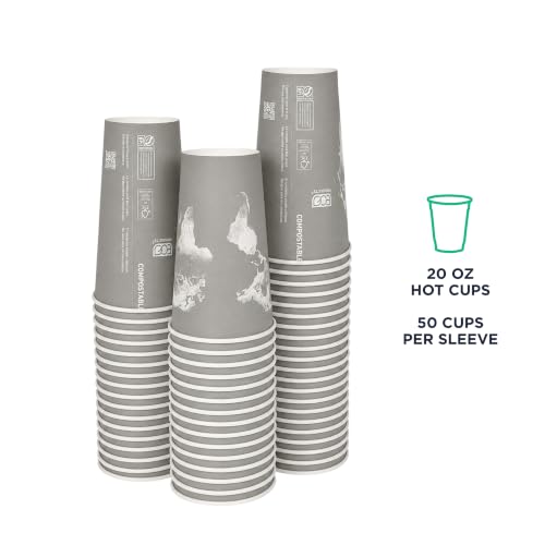 World Art Disposable Coffee Cups (50 Count)
