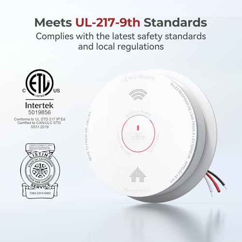 Siterlink Hardwired Smoke Detector and Carbon Monoxide Detector 3 Pack