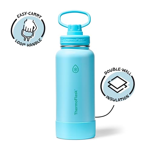 Insulated Water Bottle with Spout Lid