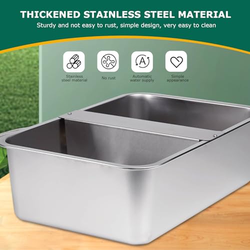 6 Gallon Automatic Dog Water Bowl Dispenser Outdoor Dog Waterer