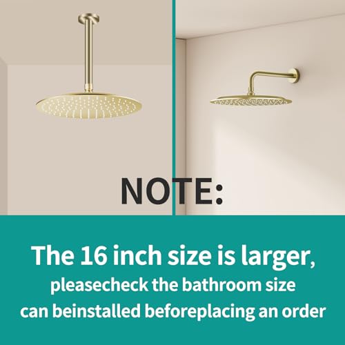 All Metal Rain Shower Head