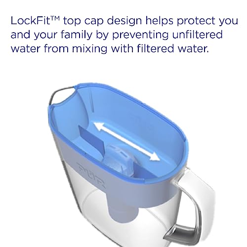 7 Cup Water Filter Pitcher with 1 Genuine PUR Filter