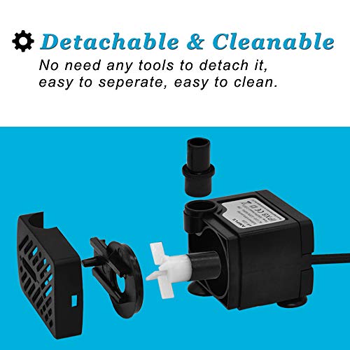 3W 50GPH Mini Submersible Water Pump