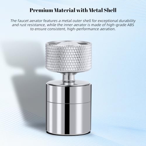 Dual function Solid Faucet Aerator
