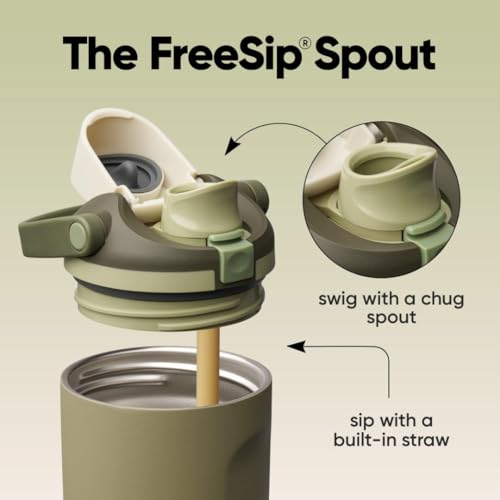 FreeSip Sway Stainless Steel Water Bottle 30 oz Off Road
