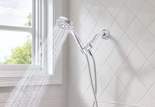 20016 Ignite Dual Hand Held And Multi Function Shower Head Combo Package With Hose And Diverter