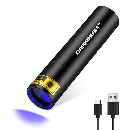 UV Flashlight Filtered 365nm Black Light Woods Lamp Ringworm