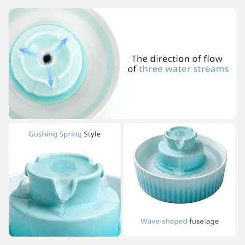 Ceramic Cat Water Fountain