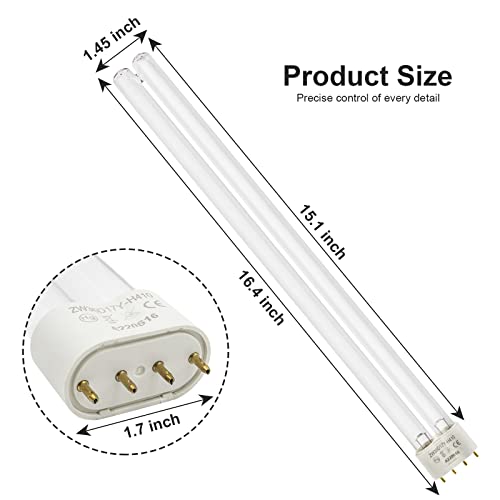 Two 36W 36 Watt UV Bulb Lamp 2G11 Base (2 Count)