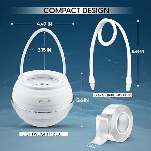 VXCELLENT 8 Stage Bathtub Water Filter