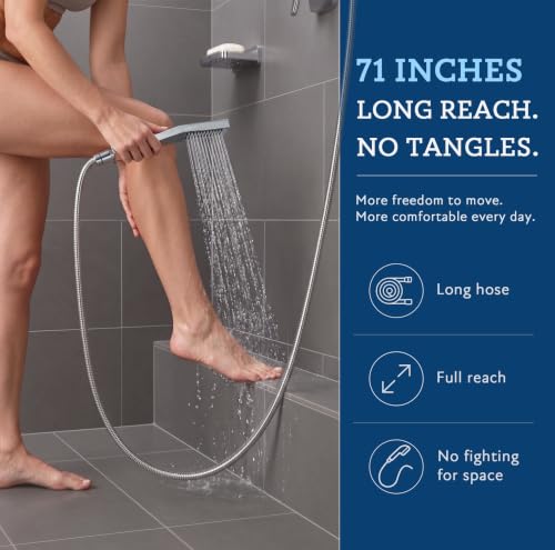 All Metal 16" Rain Shower Head with Handheld for Bathroom Upgrade