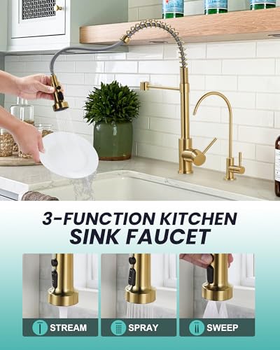 Kitchen Faucet and Water Filter Faucet