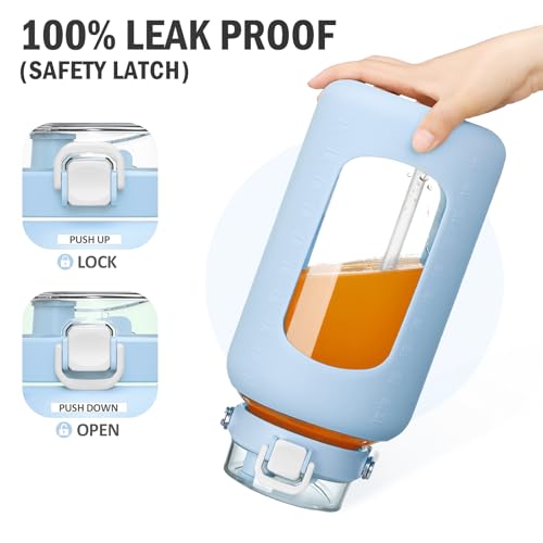 84oz Glass Water Bottle