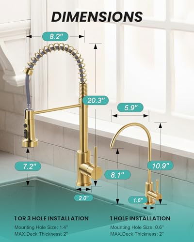 Kitchen Faucet and Water Filter Faucet