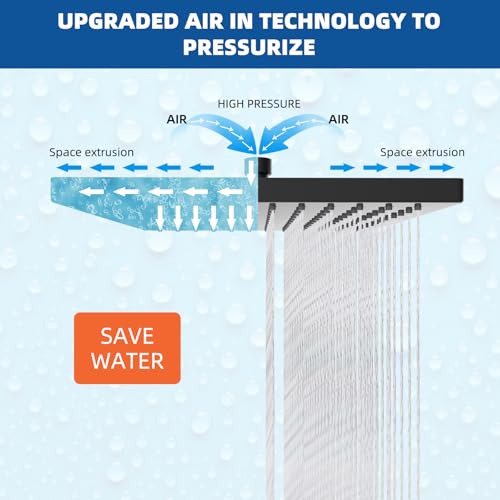 cUPC Certified High Pressure 10'' Rain Shower Head