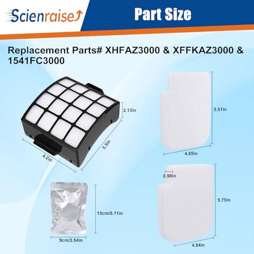 AZ3002 AZ3000 Filter for Shark Stratos DuoClean PowerFins Odor Neutralizer (14 Count)