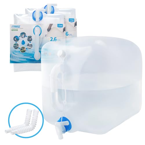BPA Free Collapsible Water Container with Spigot (2 Count)