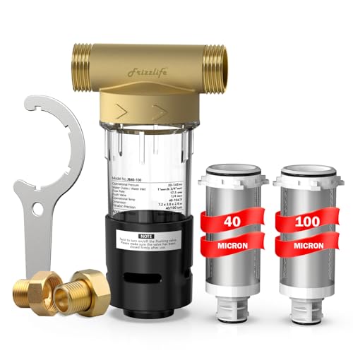 Spin Down Sediment Water Filter