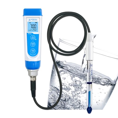 PH60 PW Handheld pH Meter Tester Kit with LabSen 805 ATC pH Electrode for Lab