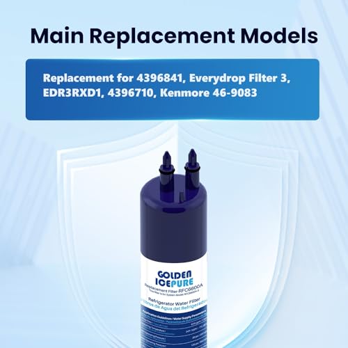 RFC6600A Compatible with 4396841 Refrigerator Water Filter