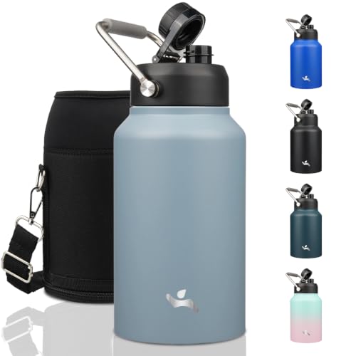 87 oz Insulated Stainless Steel Water Bottle Jug with Handle