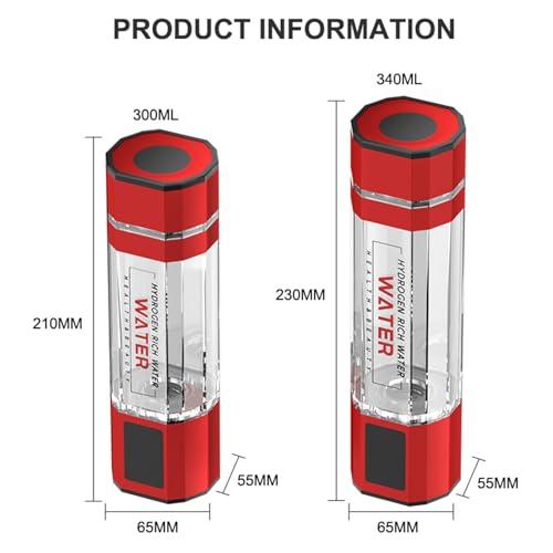 4000 5000PPB Hydrogen Water Bottle Generator