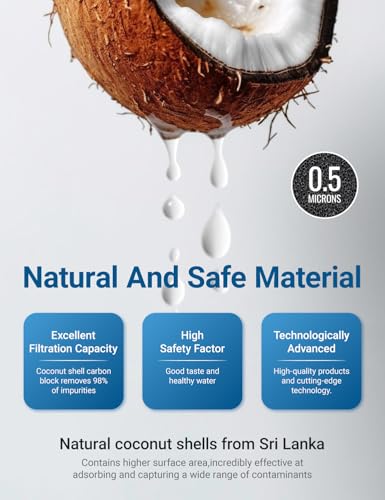 Adq360061 Water Filter Replacement for LG Lt700p Adq36006101 Lfds22520s (4 Count)