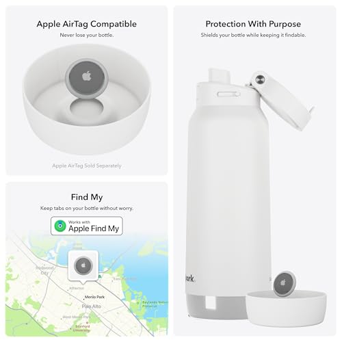 HidrateSpark 32oz Chug Water Bottle with Silicone Boot