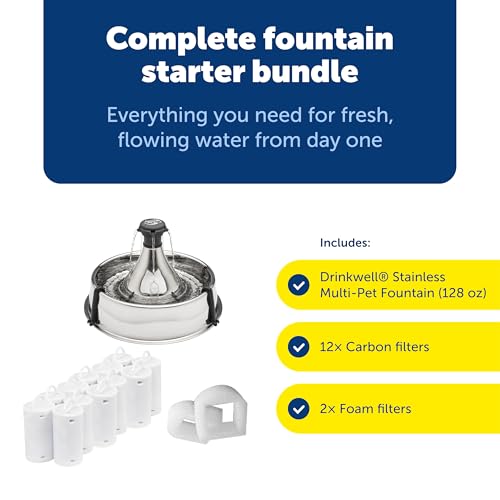 Drinkwell Stainless 360 Multi