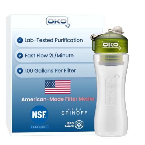 KOH2O Purification Water Bottle with Advanced Filtration
