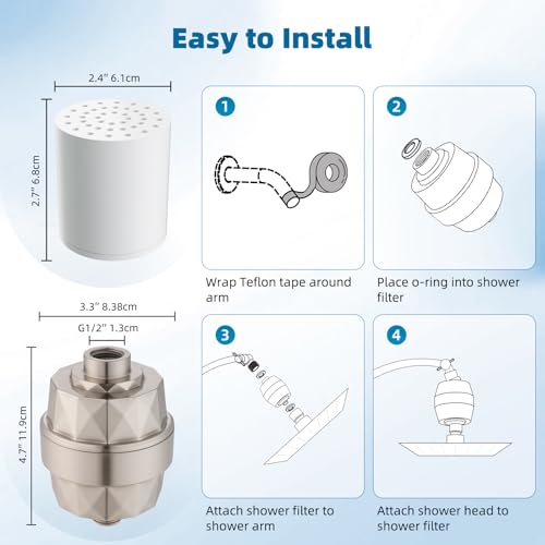 Universal Shower Head Filter