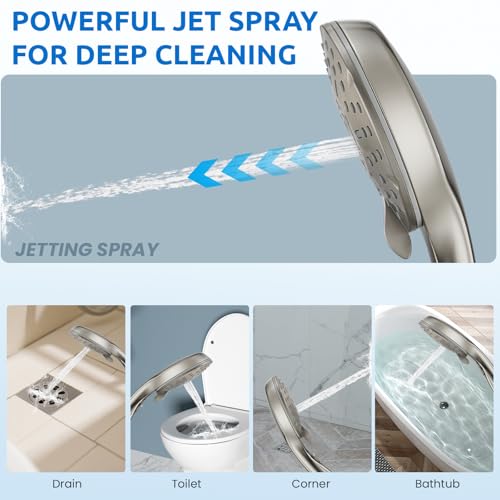 8" Dual Shower Head Combo